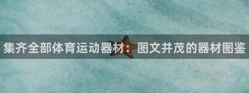 意昂4科技:集齐全部体育运动器材:图文并茂的器材图鉴